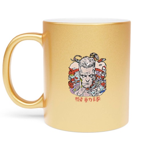 Discover Ghost in the Shell Batou - Ghost In The Shell - Metallic Mugs