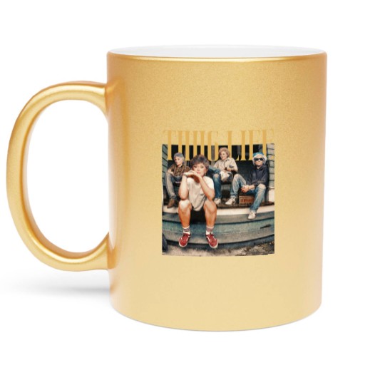 Discover Thug Life Stay Golden Metallic Mugs Womens Vintage Metallic Mugs 80s TV Metallic Mugs Retro Womens Funny Metallic Mugs Trendy  Womens Oversized Gift For Her