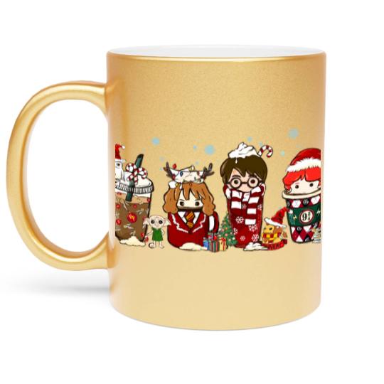 Discover Christmas Metallic Mugs, Christmas Coffee Metallic Mugs, Kids Christmas Metallic Mugs
