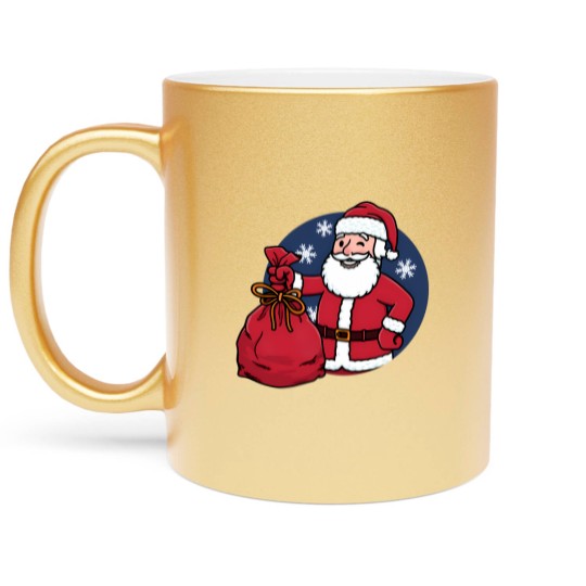 Discover Vault Santa - Falllout - Metallic Mugs