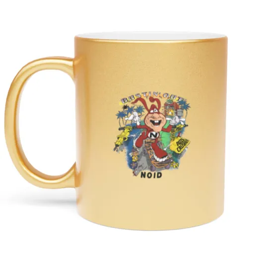 Discover 1990s Noid Busting Out Metallic Mugs