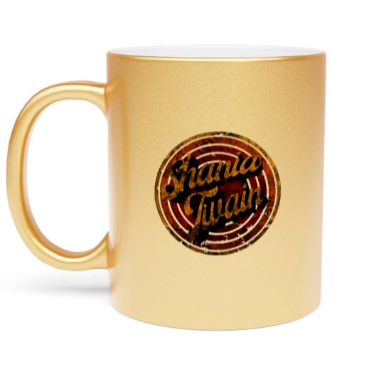 Discover Shania Twain Vintage aesthetic - Shania Twain - Metallic Mugs
