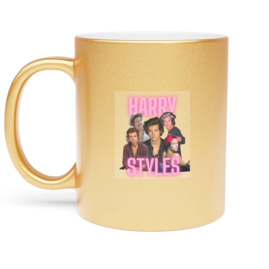 Discover Harry Metallic Mugs - Retro Harry Fan Merch, Iconic 1D Era