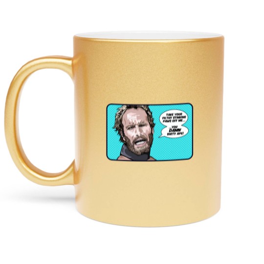 Discover Damn Dirty Apes - Planet Of The Apes - Metallic Mugs