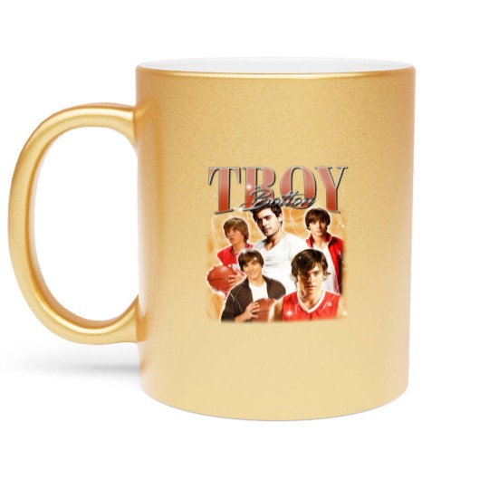 Discover Troy Bolton 90's Metallic Mugs, Troy Bolton Bootleg Tees, Troy Bolton Fans Gifts