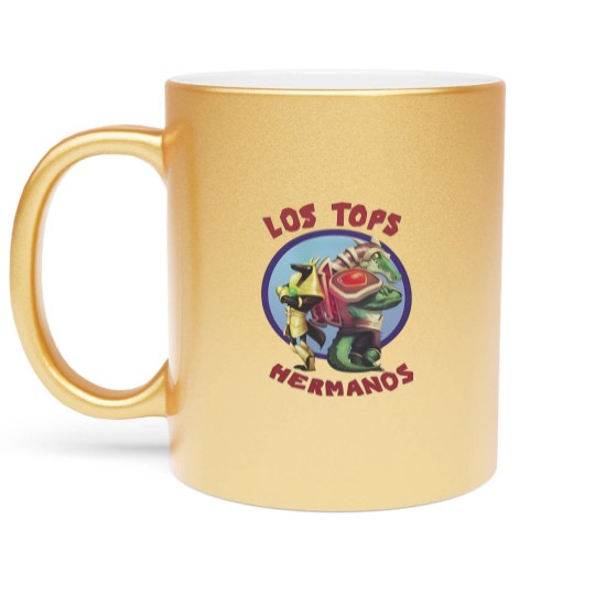 Discover League of Legends Metallic Mugs Tops Hermanos - Nasus and Renekton League of Legends Metallic Mugs