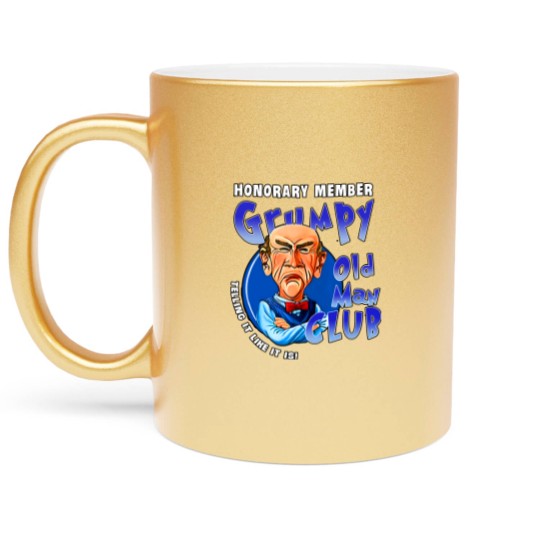 Discover Je.ff Dunham Memes Gru.mpy Old Man Club Metallic Mugs