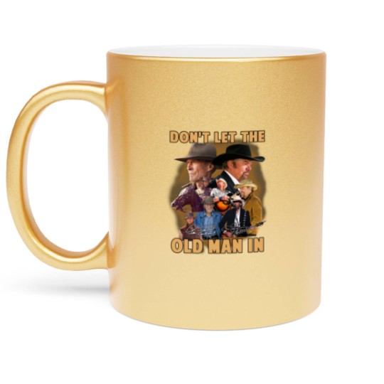 Discover Toby Keith Don't Let The Old Man In Signatures Metallic Mugs Gift For Fans