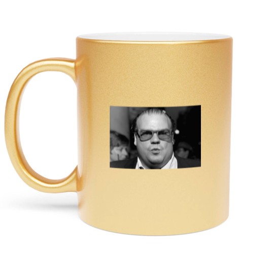 Discover Retro Chris Farley Metallic Mugs, Chris Farley Vintage Metallic Mugs