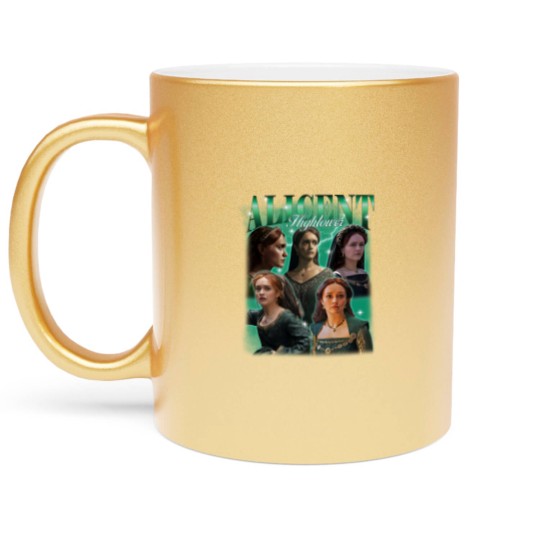 Discover House of the Dragon Metallic Mugs, Retro Alicent Hightower Metallic Mugs, Vintage 90s Bootleg