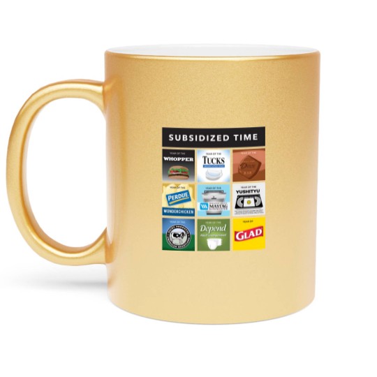 Discover Subsidized Time from Infinite Jest - Infinite Jest - Metallic Mugs