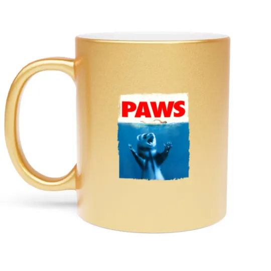 Discover Paws Ferret Funny Ferret Lover Metallic Mugs