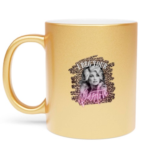 Discover Dolly Parton Metallic Mugs, Dolly Parton Vintage, Country Unisex Music Graphic Unisex Metallic Mugs