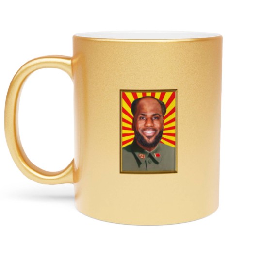 Discover Lebron James Chinese Communist Party Metallic Mugs