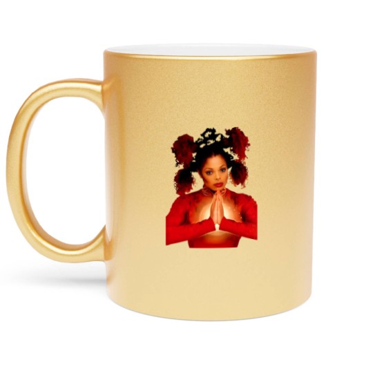 Discover Vintage Janet Jackson - Janet Jackson - Metallic Mugs