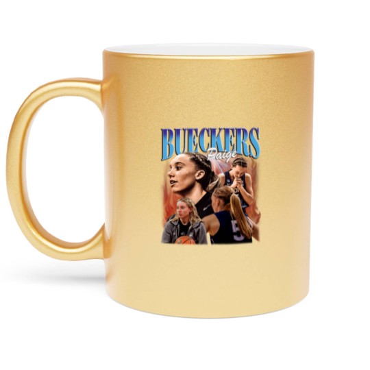 Discover Paige Bueckers Metallic Mugs Basketball Player