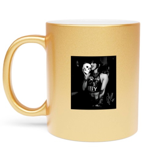 Discover Rhea Ripley Skull Metallic Mugs Size S-5XL Metallic Mugs