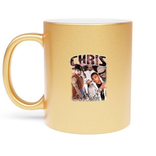 Discover Vintage Chris Brown Metallic Mugs, Chris Brown Metallic Mugs, Chris Brown Hip Hop Metallic Mugs