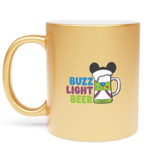 Discover Buzz Light Beer Unisex Jersey Short Sleeve Metallic Mugs
