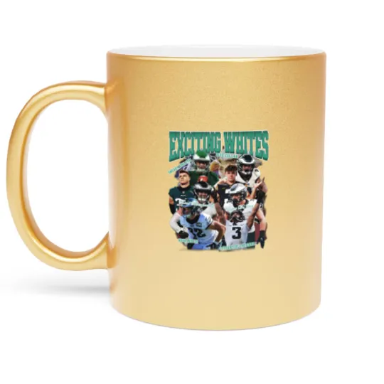 Discover Cooper DeJean Reed Blankenship Exciting Whites Metallic Mugs