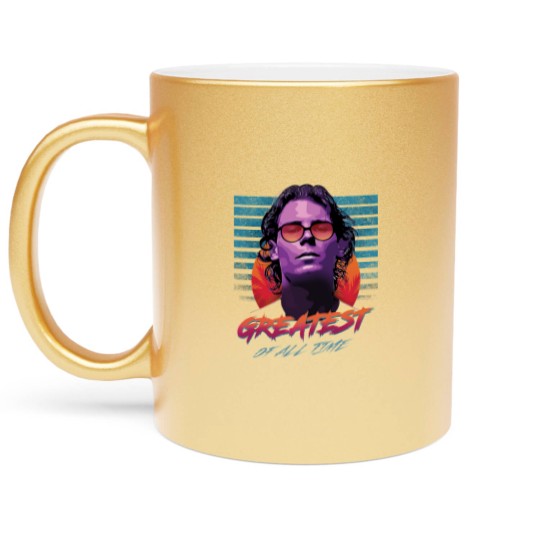 Discover Rafael Nadal GOAT - Rafael Nadal - Metallic Mugs