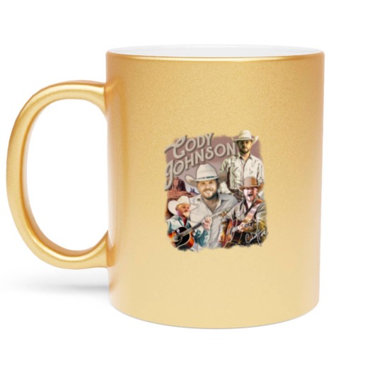 Discover Vintage Cody Johnsonn Metallic Mugs, The Leather Tour 2024 Metallic Mugs