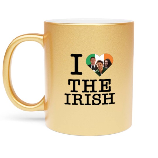 Discover I love heart the irish Niall Horan Hozier Paul Mescal Classic Metallic Mugs
