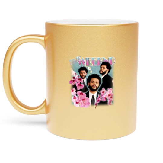 Discover Weeknd Vintage Style Rap Metallic Mugs