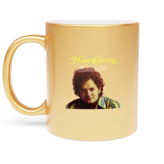 Discover Harry Chapin Cherry Wood Gold Orange Metallic Mugs