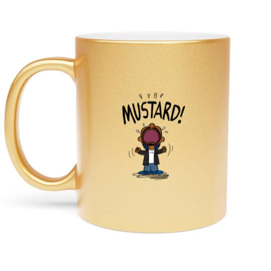 Discover Kendrick Lamar MUSTARD Meme Metallic Mugs, Unisex Metallic Mugs Metallic Mugs for Fans