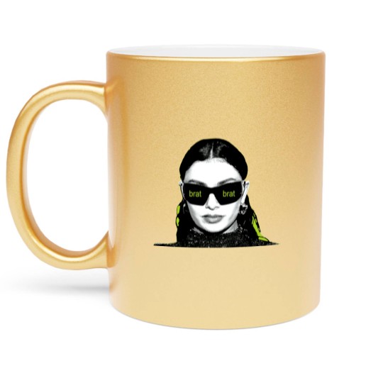 Discover BRAT CHARLI XCX Album Metallic Mugs