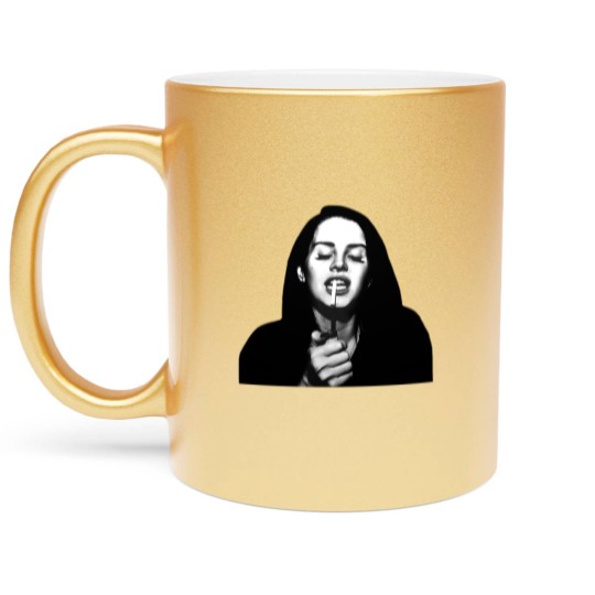 Discover 90s Lana Del Rey Vintage Classic Graphic Metallic Mugs