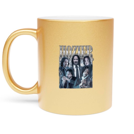 Discover HOZIER I  Keanu Reeves Metallic Mugs, Action Movies Lover Metallic Mugs, Hozier Metallic Mugs Gifts