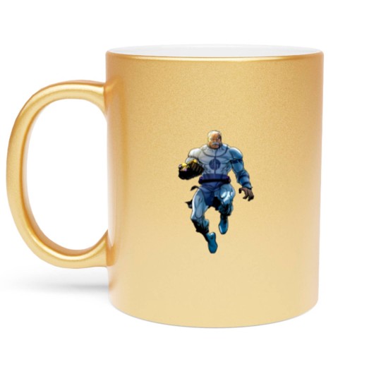 Discover Invincible Conquest Metallic Mugs, Unisex Graphic Metallic Mugs