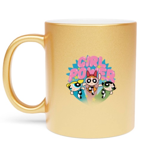 Discover Powerpuff Girls Metallic Mugs, Girl Power Metallic Mugs