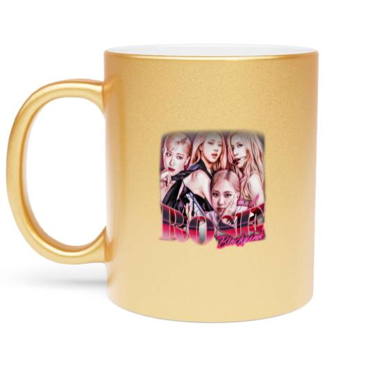 Discover Rose Kpop Metallic Mugs, Blackpink Metallic Mugs, Rose