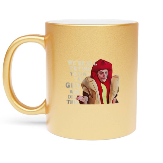 Discover I Think You Should Leave Tim Robinson Hot Dog Metallic Mugs, ITYSL Hot Dog Suit Metallic Mugs