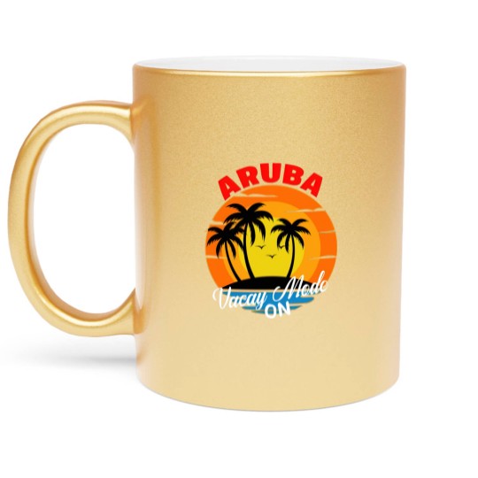 Discover Aruba Metallic Mugs Aruba Vacation Metallic Mugs