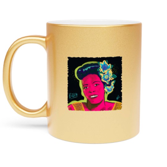Discover Billie - Billie Holiday - Metallic Mugs