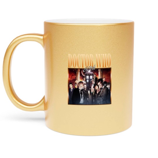 Discover Doctor Who 60th Anniversary 1963 ? 2023 Signature Thank You Metallic Mugs, Trendy Metallic Mugs