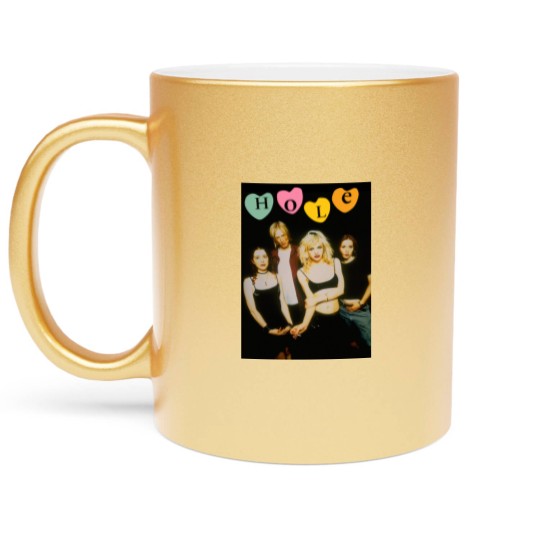 Discover Hole Band Metallic Mugs, Hole Band Live Through This Metallic Mugs, Hole Band Fans Gift