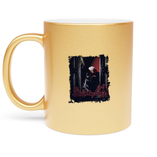 Discover Retro PS2 Devil May Cry - Vintage Y2K Video Game Metallic Mugs