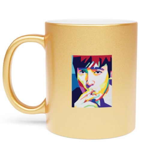 Discover J Lennon in pop art - J Lennon - Metallic Mugs
