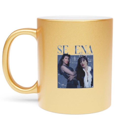 Discover Vintage 90s Selena Quintanilla Metallic Mugs - Unisex Design