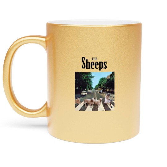 Discover Abbey Road The sheeps Metallic Mugs