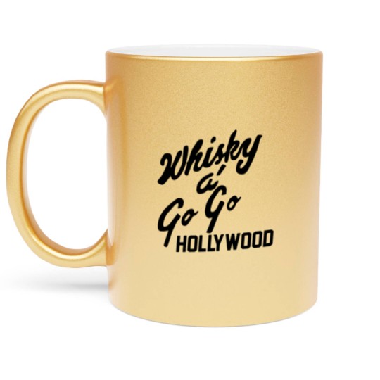 Discover Whiskey A Go Go Metallic Mugs | Vintage Hollywood Metallic Mugs Metallic Mugs