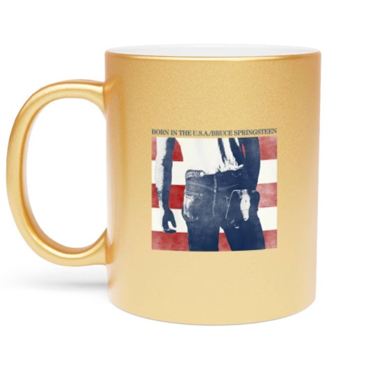 Discover Vintage Bruce Springsteen Metallic Mugs, Bruce Springsteen Metallic Mugs