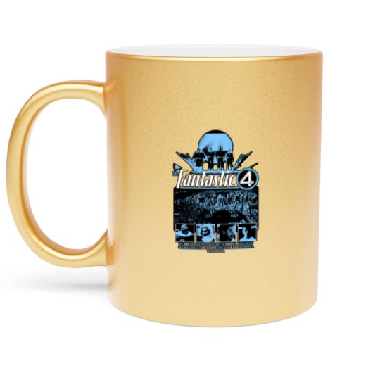 Discover Fantastic Four Metallic Mugs Vintage Fantastic Four First Steps Metallic Mugs