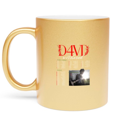 Discover D4VD Withered 2025 World Tour Dates Metallic Mugs