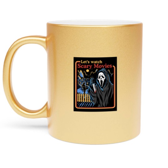 Discover Ghostface Custom Graphic Unisex Metallic Mugs